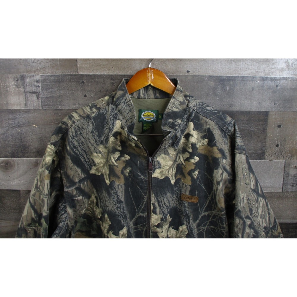 Cabelas Jacket Mens XL Tall Mossy Oak Camo Scent Lock Hunting Bomber Coat